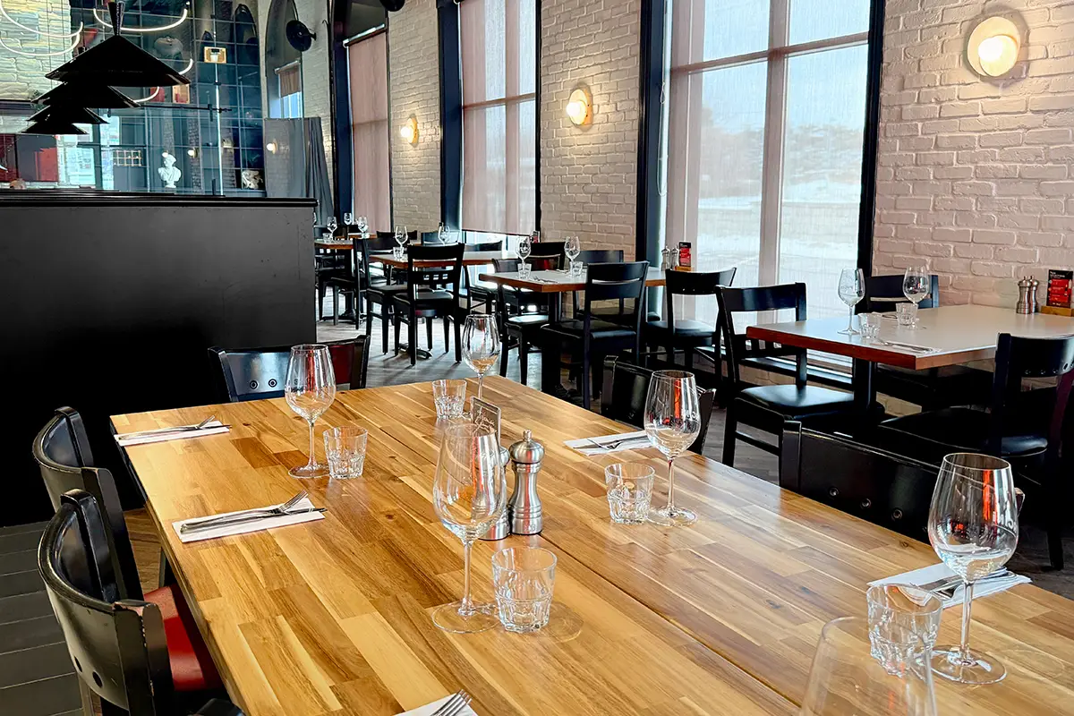 Salle à manger du restaurant PACINI